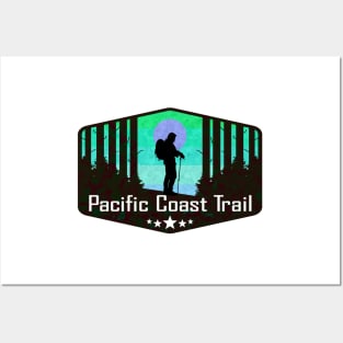 Pacific Coast Trail California Oregon Washington Hiking Hike Hiker Posters and Art